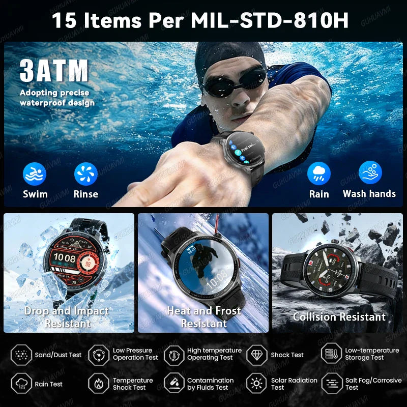 Trendbay Military T-Rex3 GPS Smartwatch