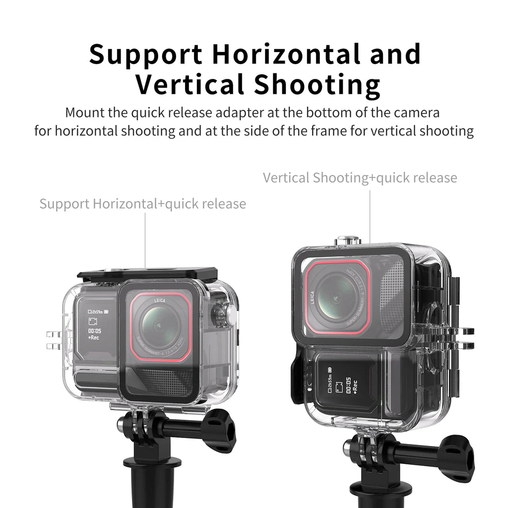 Trendbay Waterproof Dive Housing Case 45M for Action Camera