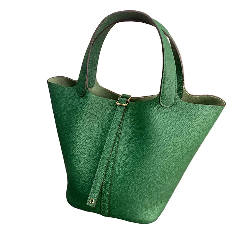Trendbay Women's Genuine Leather Bucket Bag
