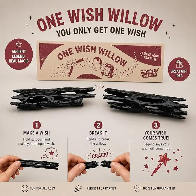 Trendbay 2pcs One Wish Willow – 3D Printed Wishing Branch Novelty Gift