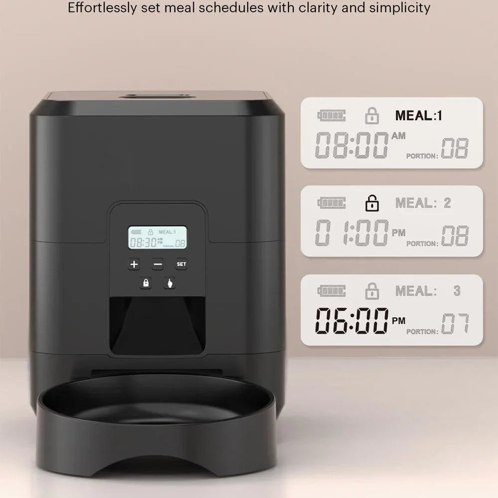 Trendbay Smart Pet Feeder – Automatic Timed Cat & Dog Food Dispenser with Portion Control