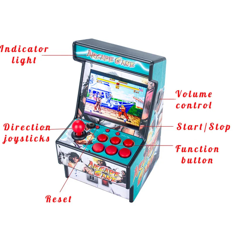 Trendbay 2.8” Mini Retro Handheld Game Console (150+ Games)
