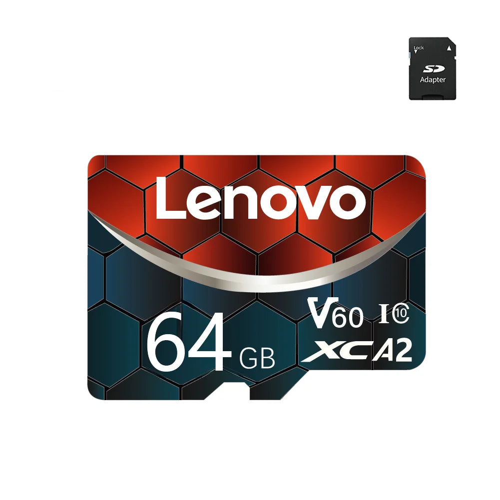 Trendbay Lenovo 64GB MicroSDXC Memory Card Class 10 U3