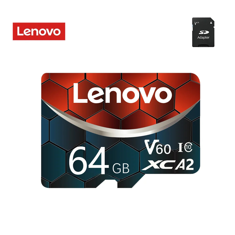 Trendbay Lenovo 64GB MicroSDXC Memory Card Class 10 U3