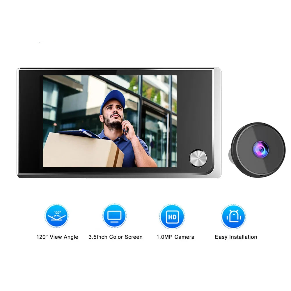 Trendbay 3.5-Inch Digital Door Viewer Peephole Camera