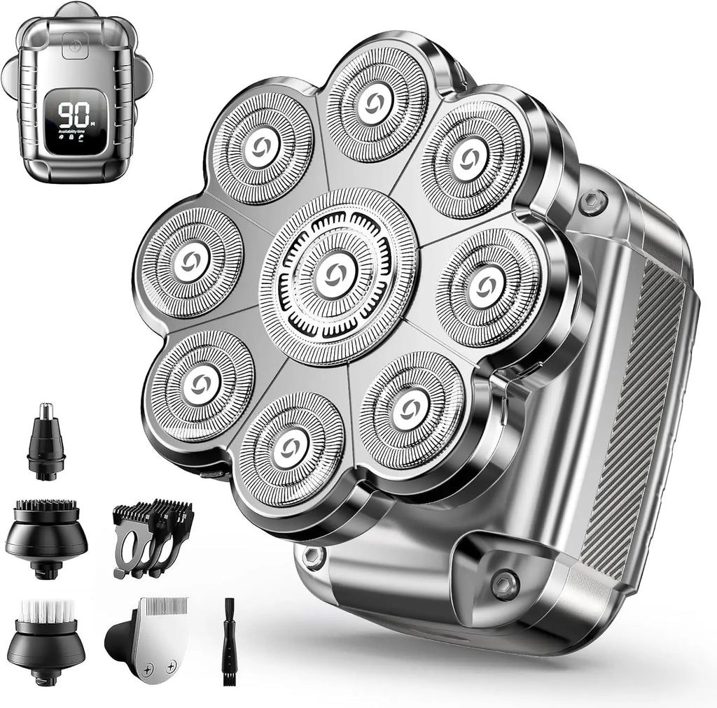 Trendbay 5-in-1 9D Bald Head Shaver for Men