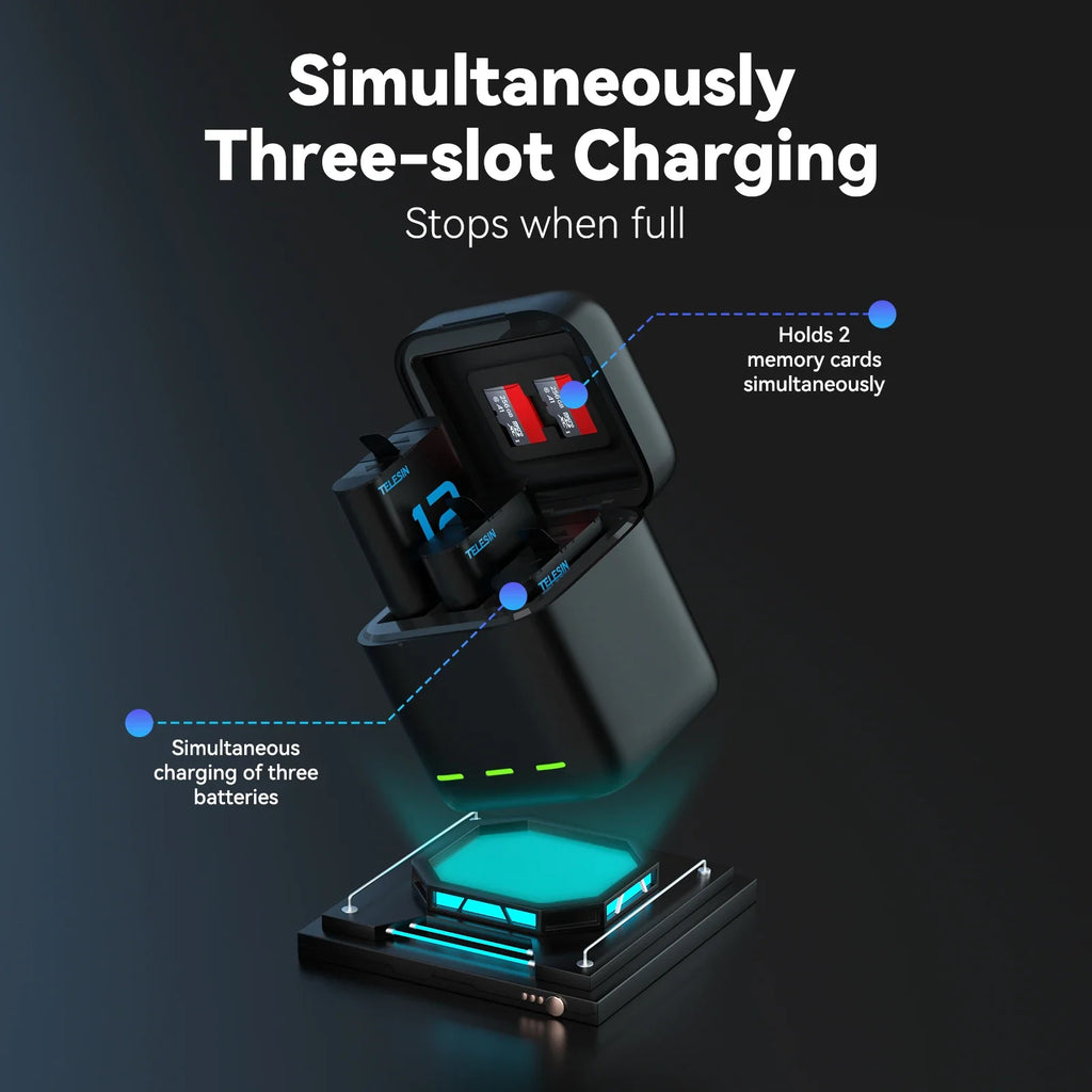 Trendbay GoPro Battery & Fast Charger Set