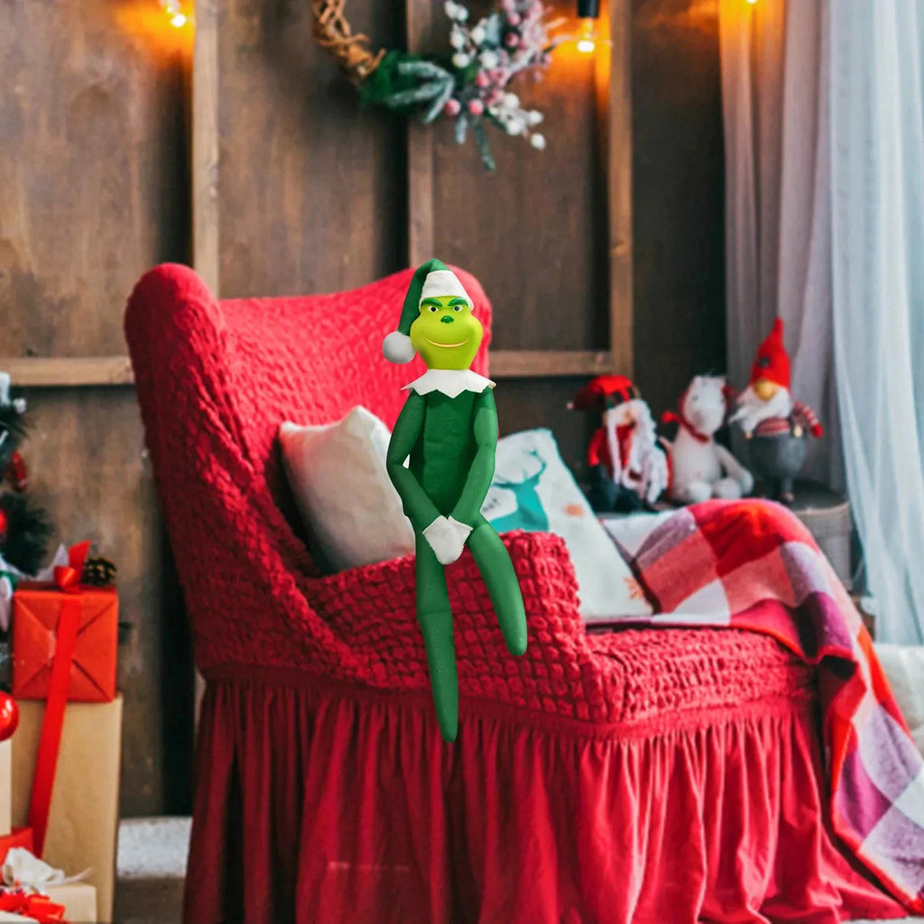 Trendbay Christmas Elf Plush Doll – Festive Shelf Sitter