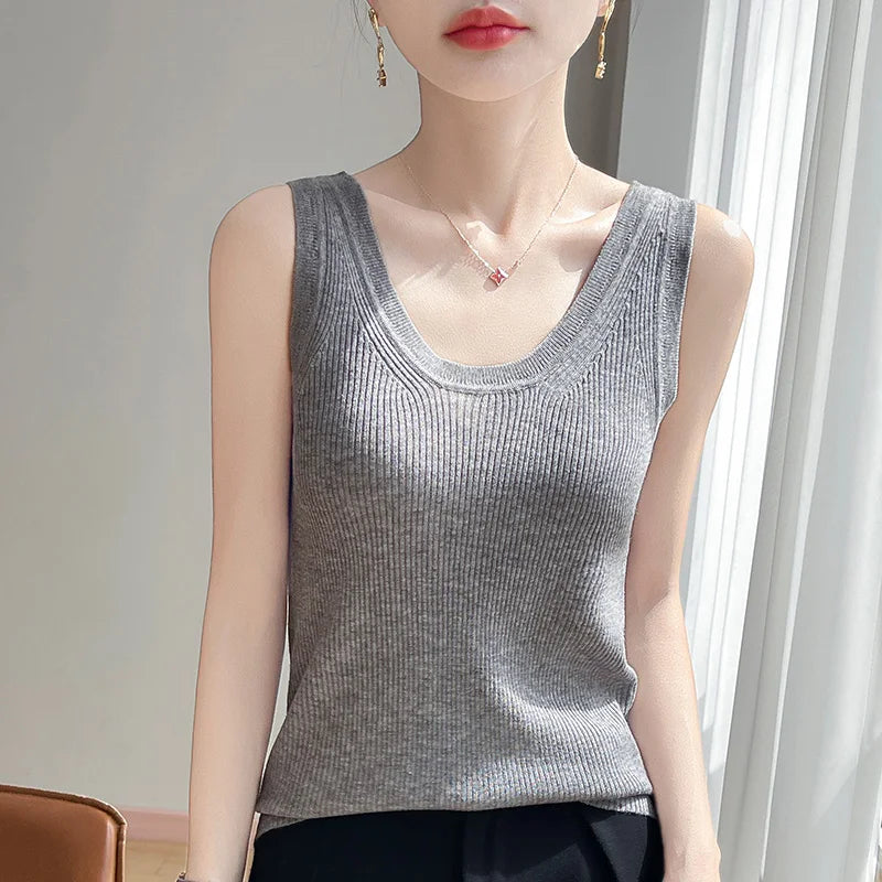Trendbay Women's Wool Knit Vest