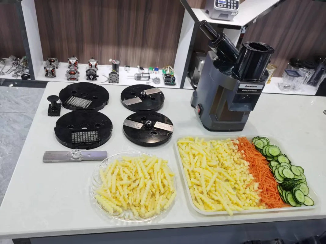Trendbay Electric Vegetable Chopper & Slicer Food Processor 220V