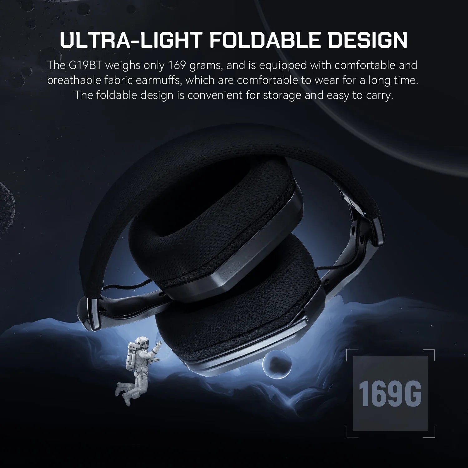 Trendbay Wireless Gaming Headset 2.4GHz & Bluetooth 5.4 with Mic