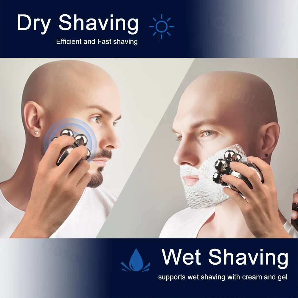 Trendbay 7D Floating Head 5-in-1 Electric Bald Shaver