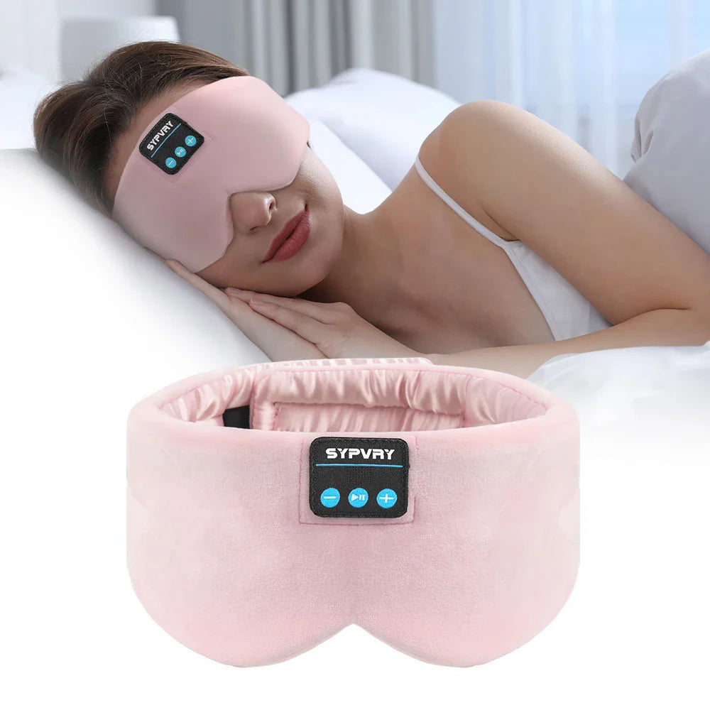 Trendbay Bluetooth Sleep Headphones Eye Mask for Side Sleepers