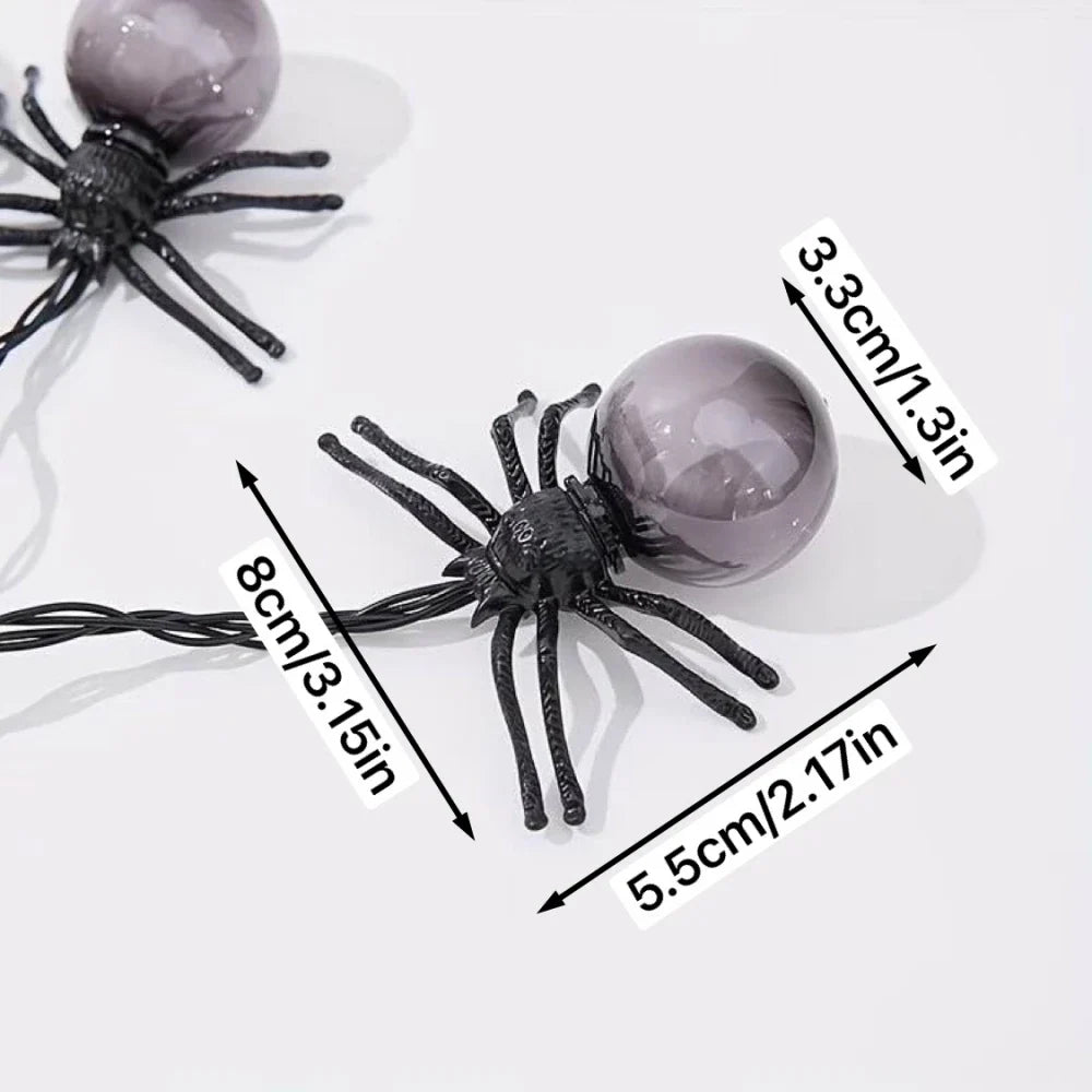 Trendbay 10LED Spider String Warm Lights Halloween Decor