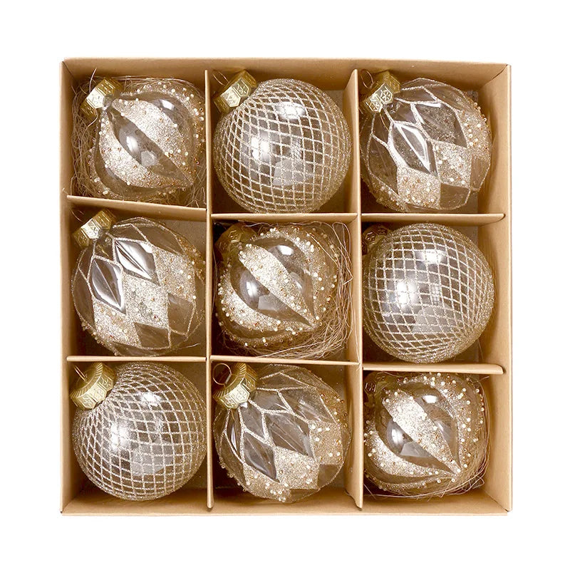 Trendbay 9PCS Christmas Ball Ornament Set