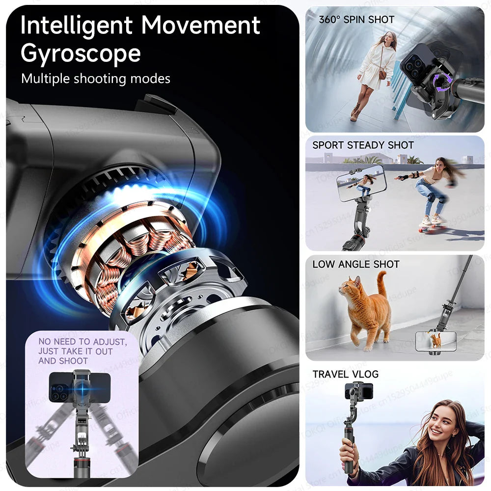 Trendbay C22 AI Face Tracking Gimbal Stabilizer