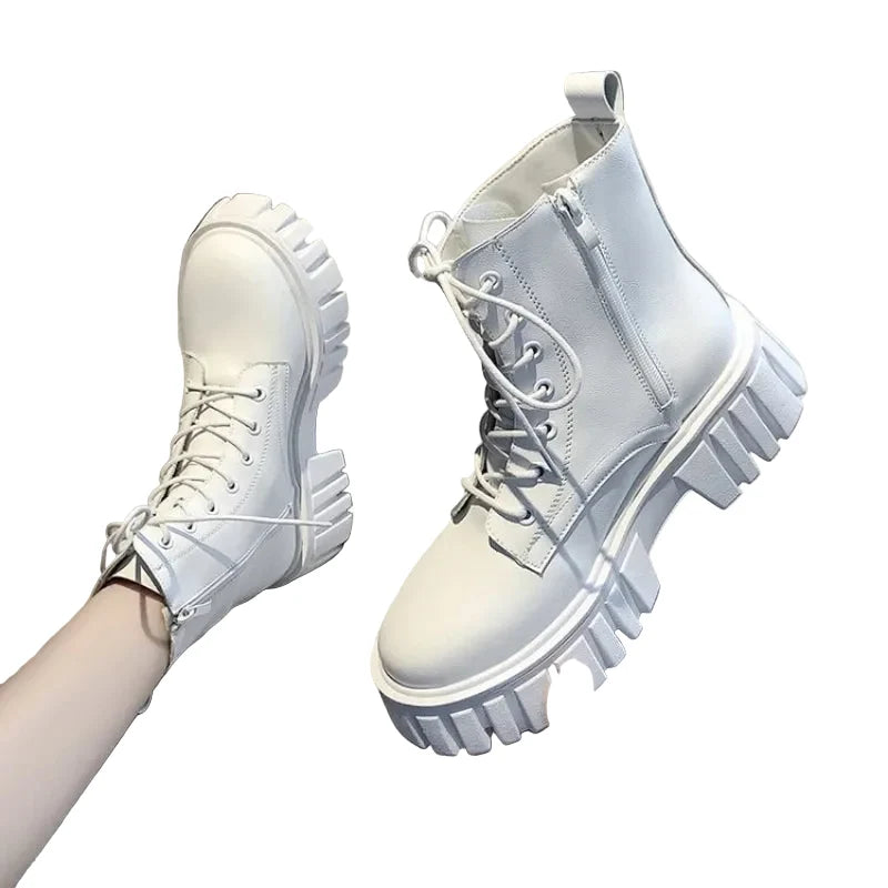 Trendbay Women's Leather Walking Boots