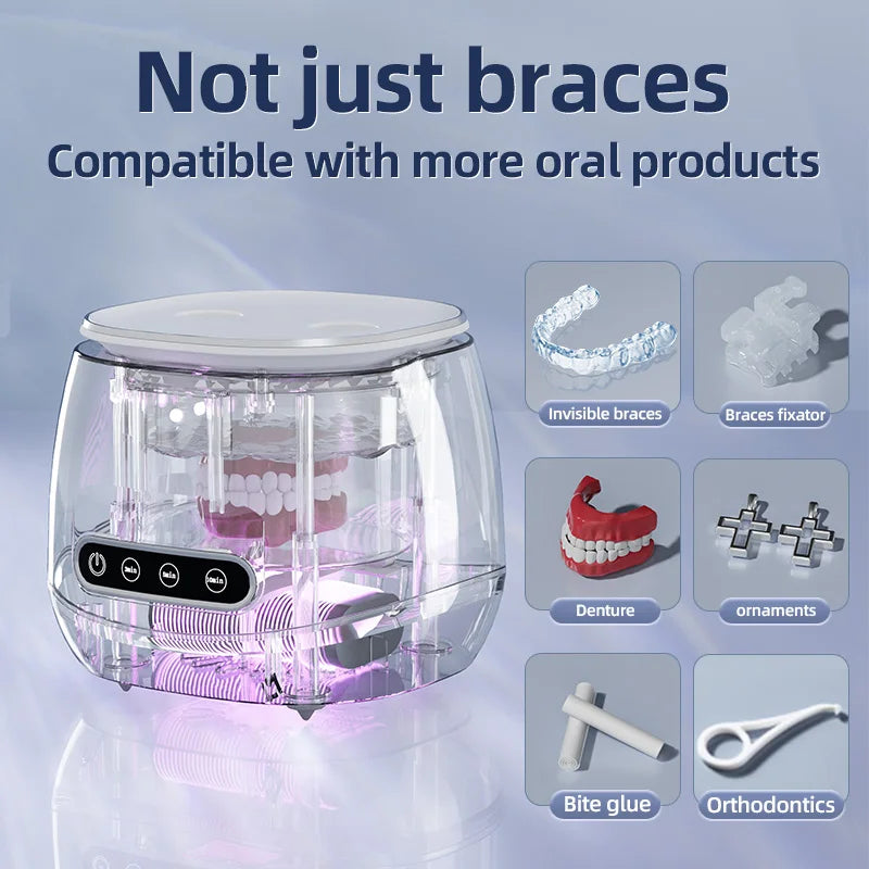 Trendbay Ultrasonic Cleaner with UV Light – Jewelry & Denture Cleaning Machine