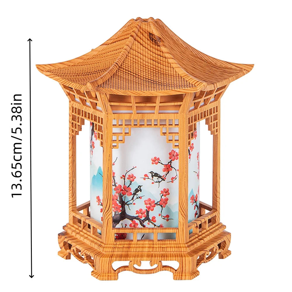 Trendbay Pavilion Humidifier – Chinese Style Aroma Diffuser with Night Light