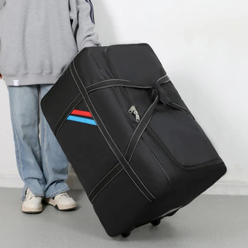 Trendbay Large Capacity Foldable Rolling Travel Bag