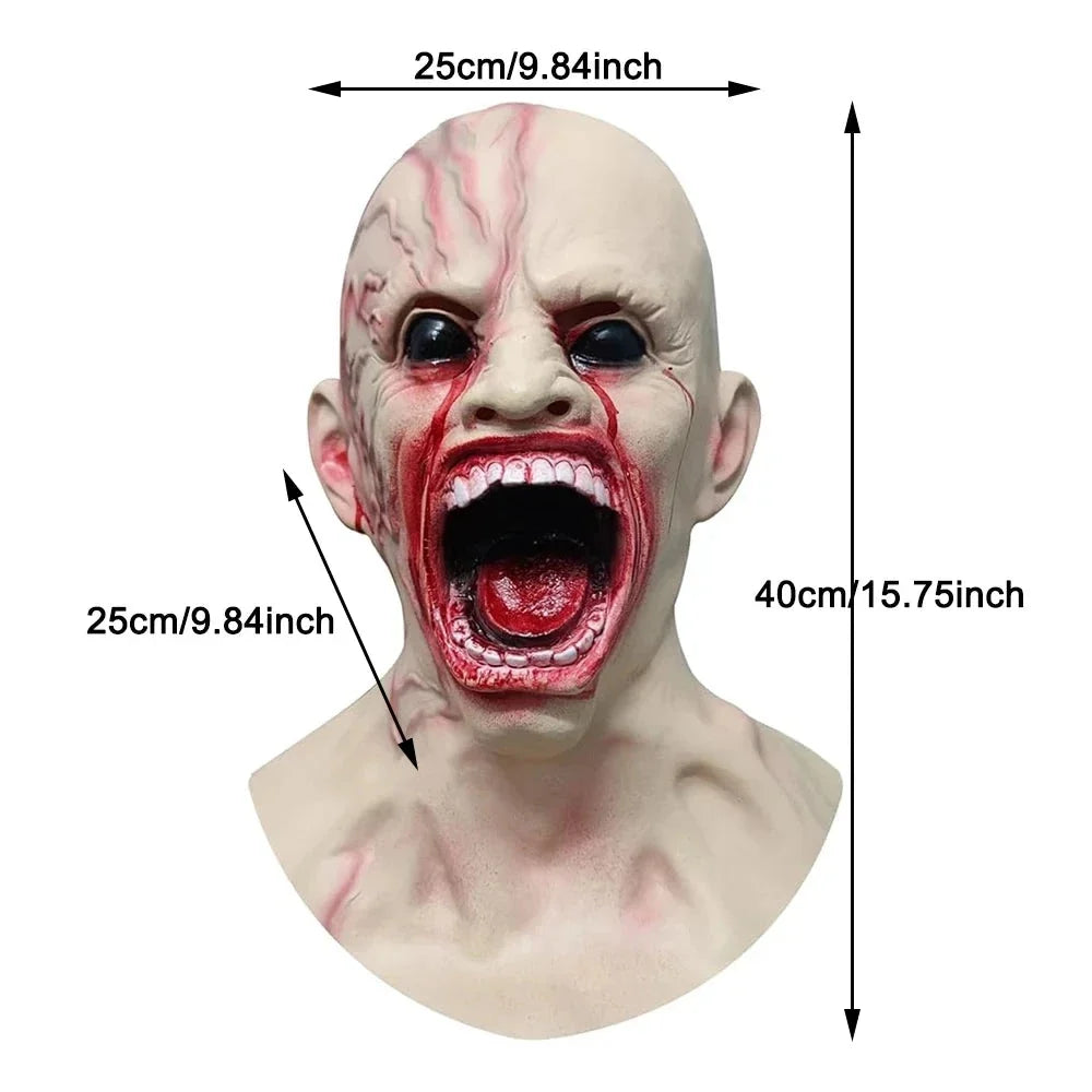 Trendbay Zombie Mask – Realistic Latex Horror Face