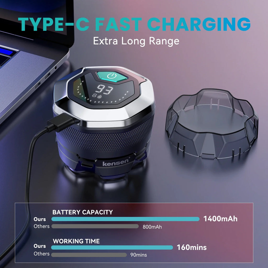 Trendbay 6D Magnetic Electric Head Shaver