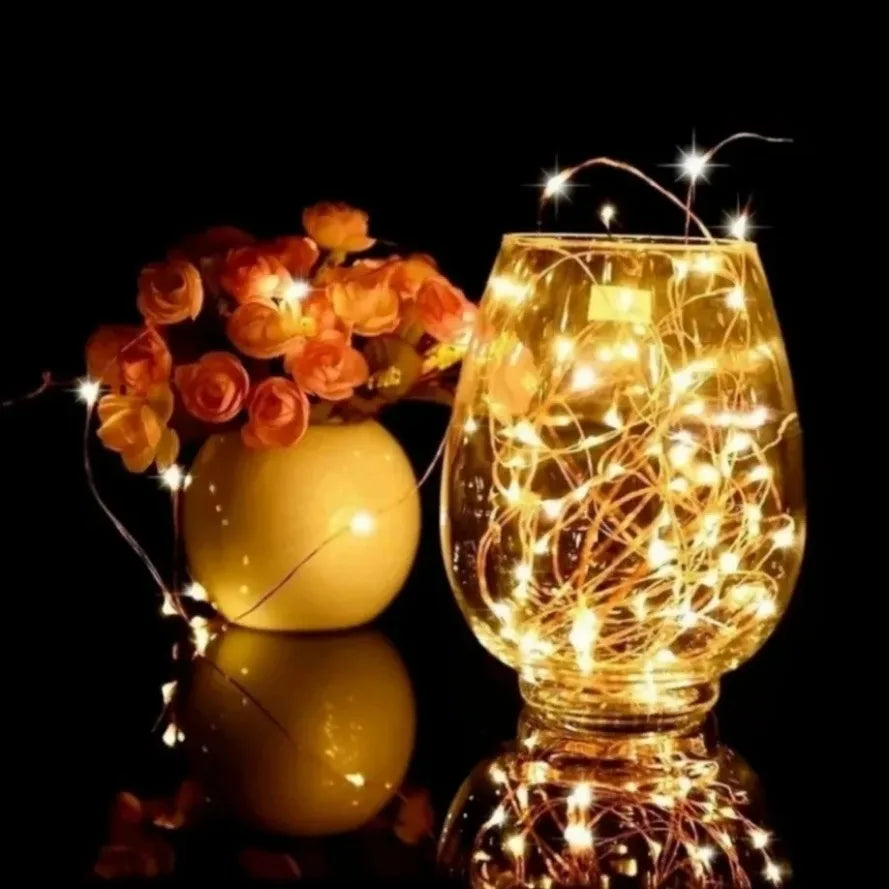 Trendbay 10M USB LED Copper Wire Fairy String Lights – Warm White