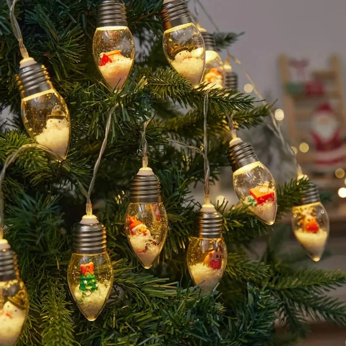 Trendbay 1.5M 10-LED Christmas Snowball String Lights