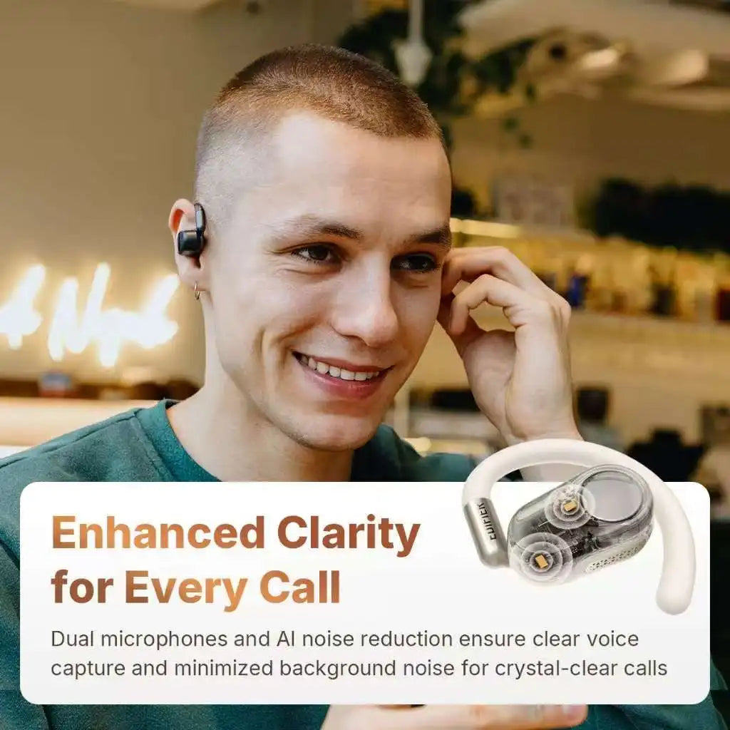 Trendbay Open-Ear Bluetooth Ear Hook Headphones