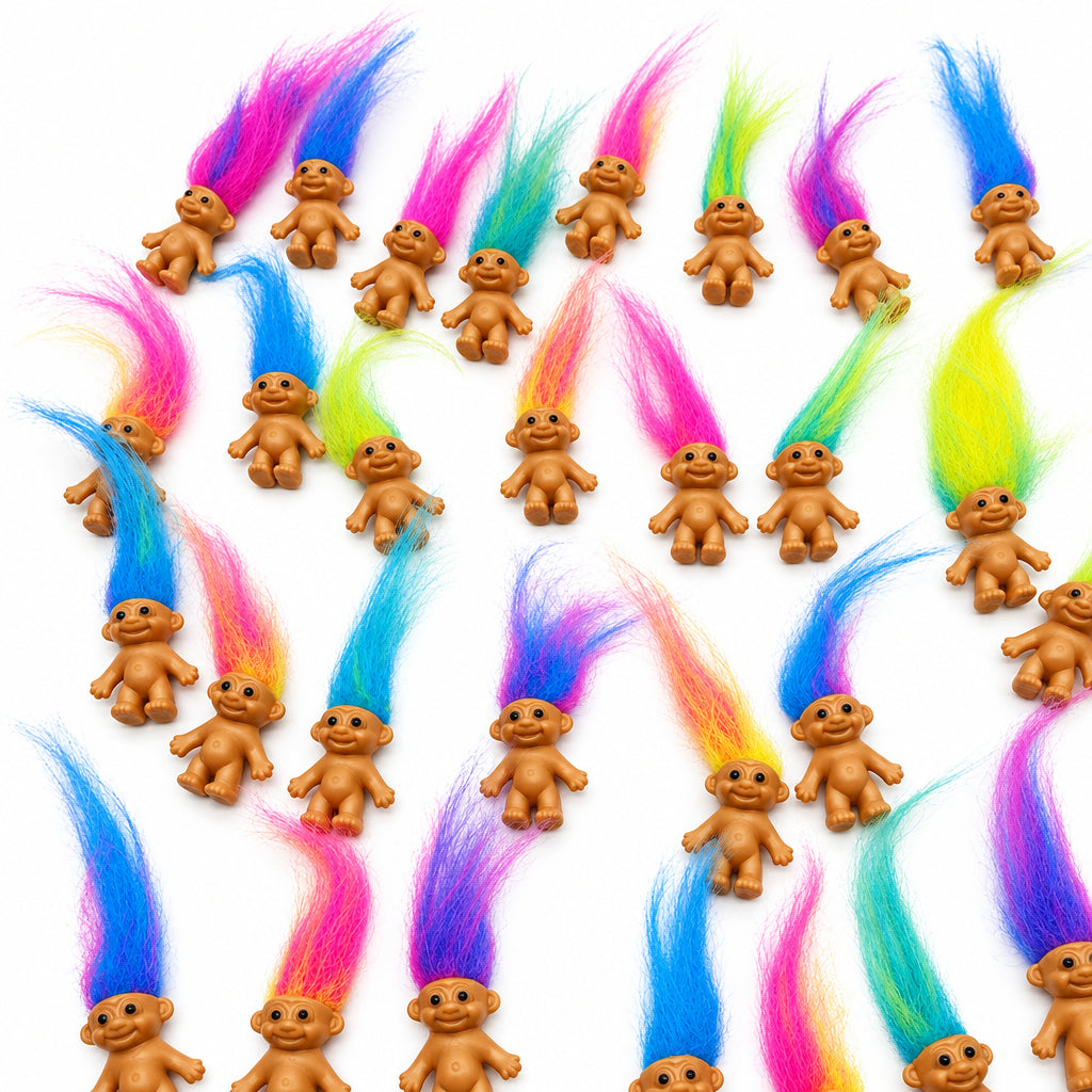 Trendbay 20pcs Vintage Troll Dolls – Random Color