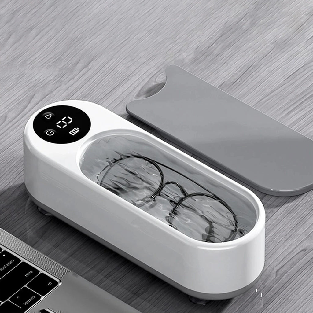 Trendbay Ultrasonic Glasses Cleaner – Wireless Multi-Purpose Eyewear Cleaning Machine