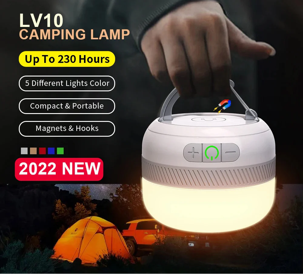 Trendbay Outdoor LED Camping Lantern 5200mAh