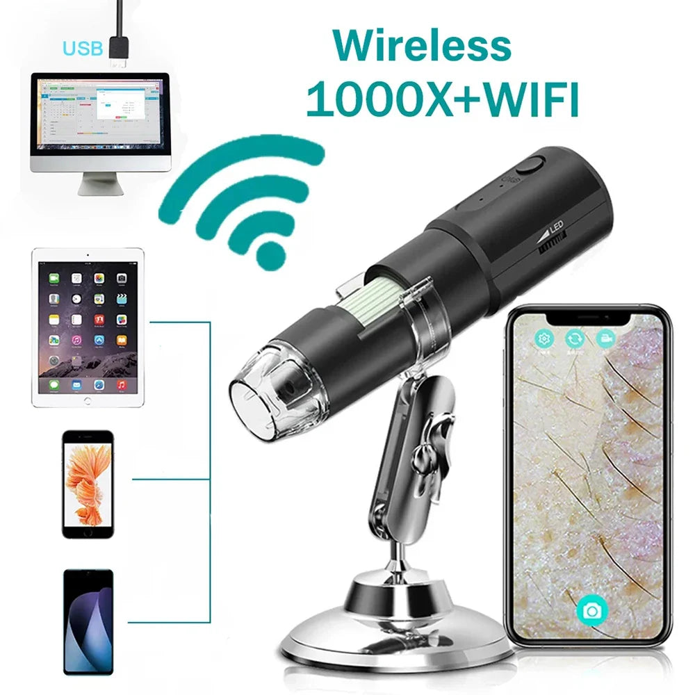Trendbay Wireless 1000X Scalp & Skin Analyzer Microscope