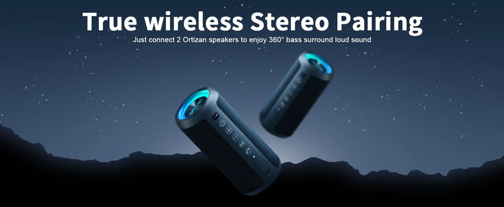Trendbay Portable Bluetooth Speaker with Enhanced Bass