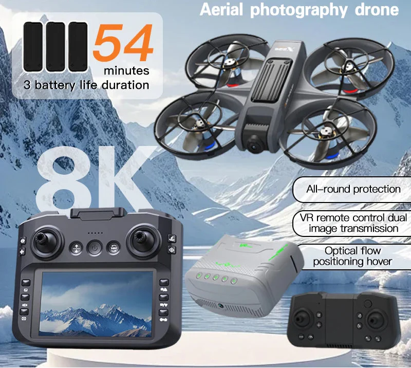 Trendbay Mini 8K Dual Camera Drone with Remote Control