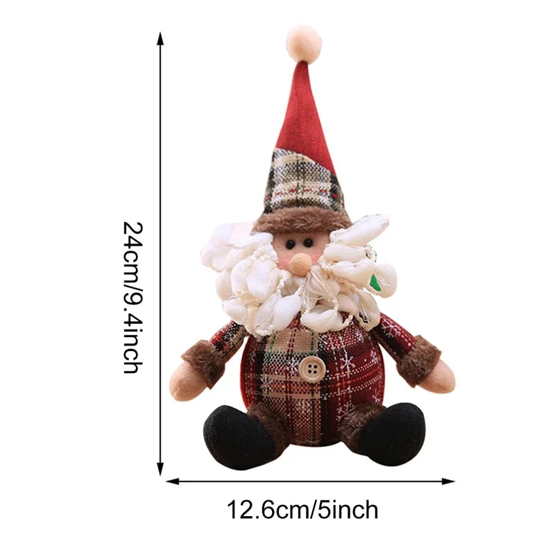 Trendbay 28cm Christmas Snowman Doll Decoration Festive Tabletop