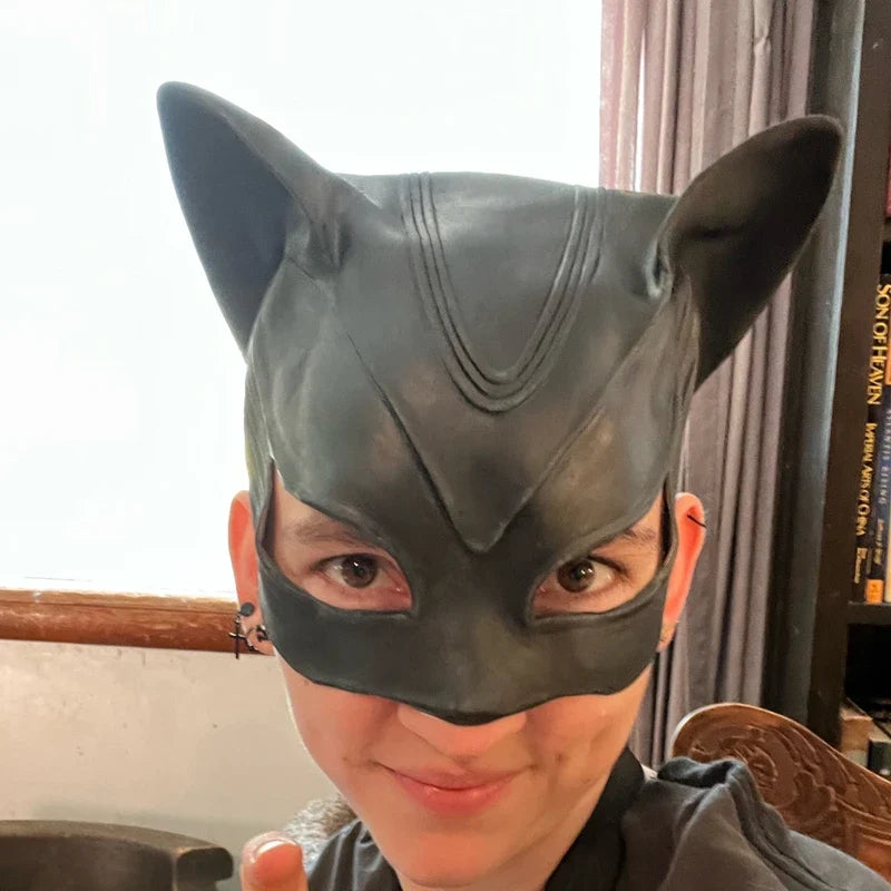 Trendbay Cat Woman Selina Kyle Latex Mask Superhero-Inspired