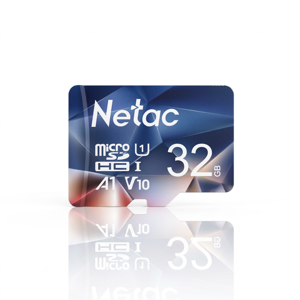 Trendbay Netac 32GB MicroSD Memory Card – Class 10 UHS-I U1 A1, Up to 90MB/s