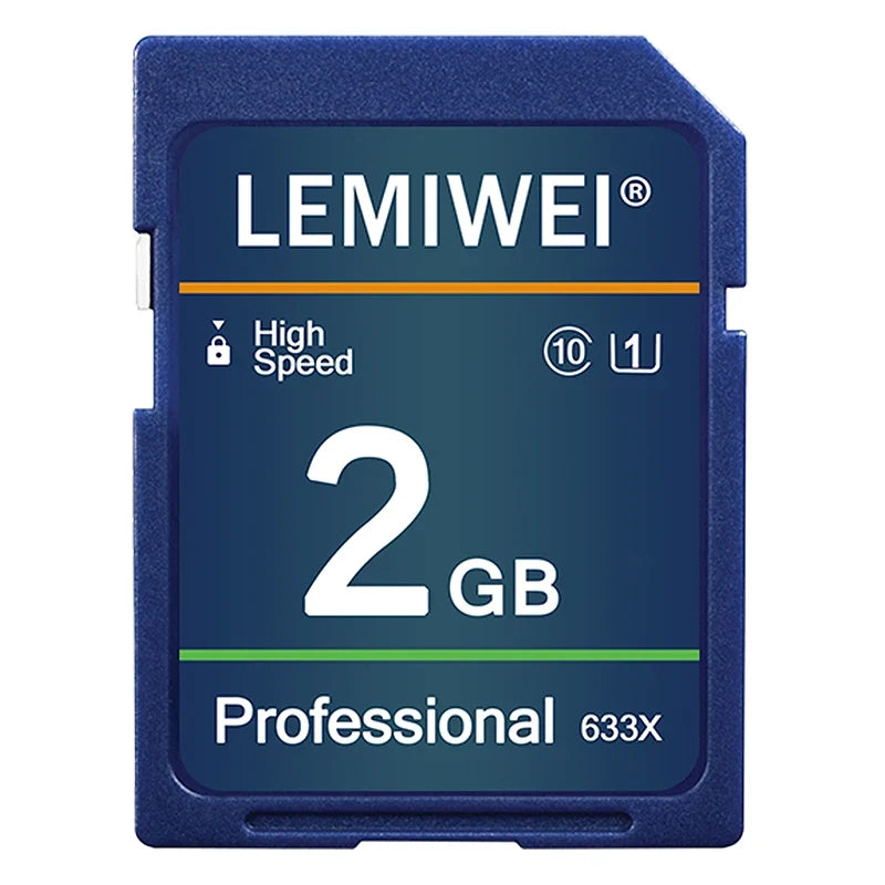 Trendbay LEMIWEI 2GB SD Memory Card – UHS-I Class 10 U1 633X