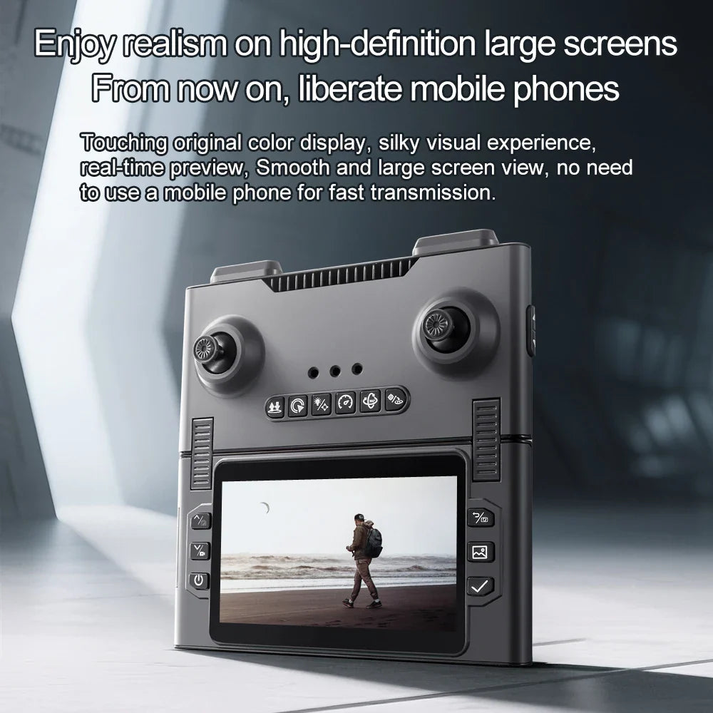 Trendbay HD Folding RC Drone with Screen Remote