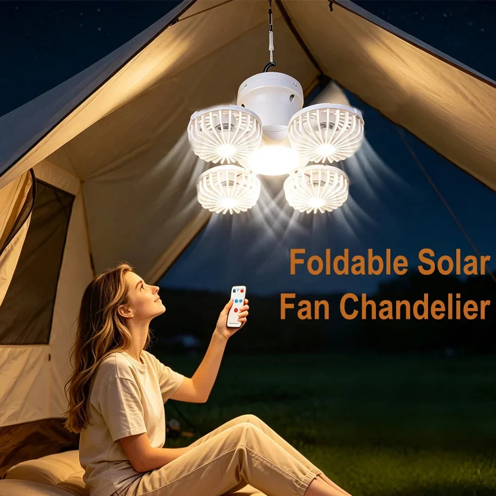 Trendbay Portable Camping Fan & LED Tent Light