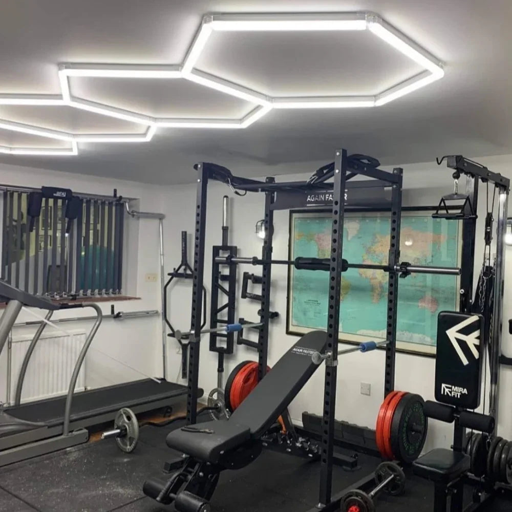 Trendbay Hexagon LED Garage Ceiling Light 6500K