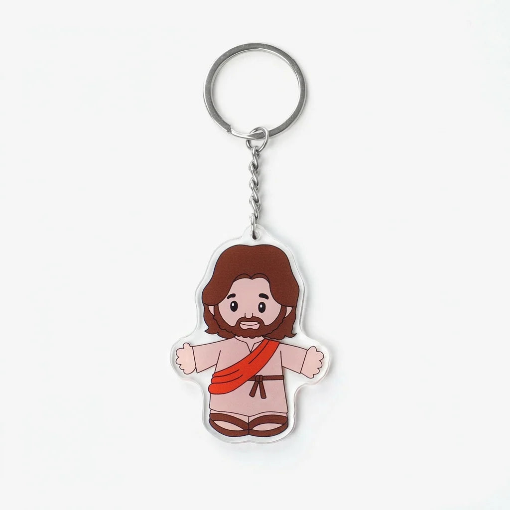 Trendbay Jesus Hug Plush Doll with 7cm Keychain Ornament