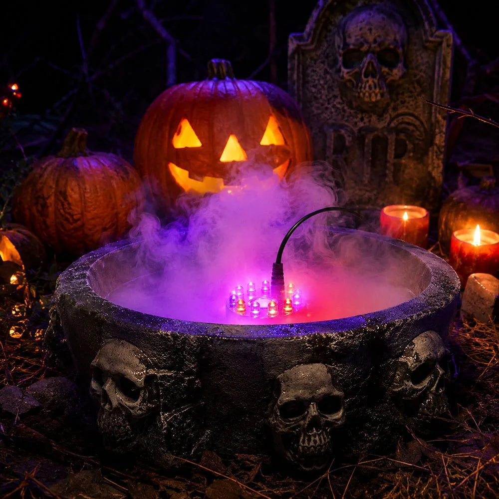 Trendbay Halloween Smoke Fog Machine with Mini LED Light
