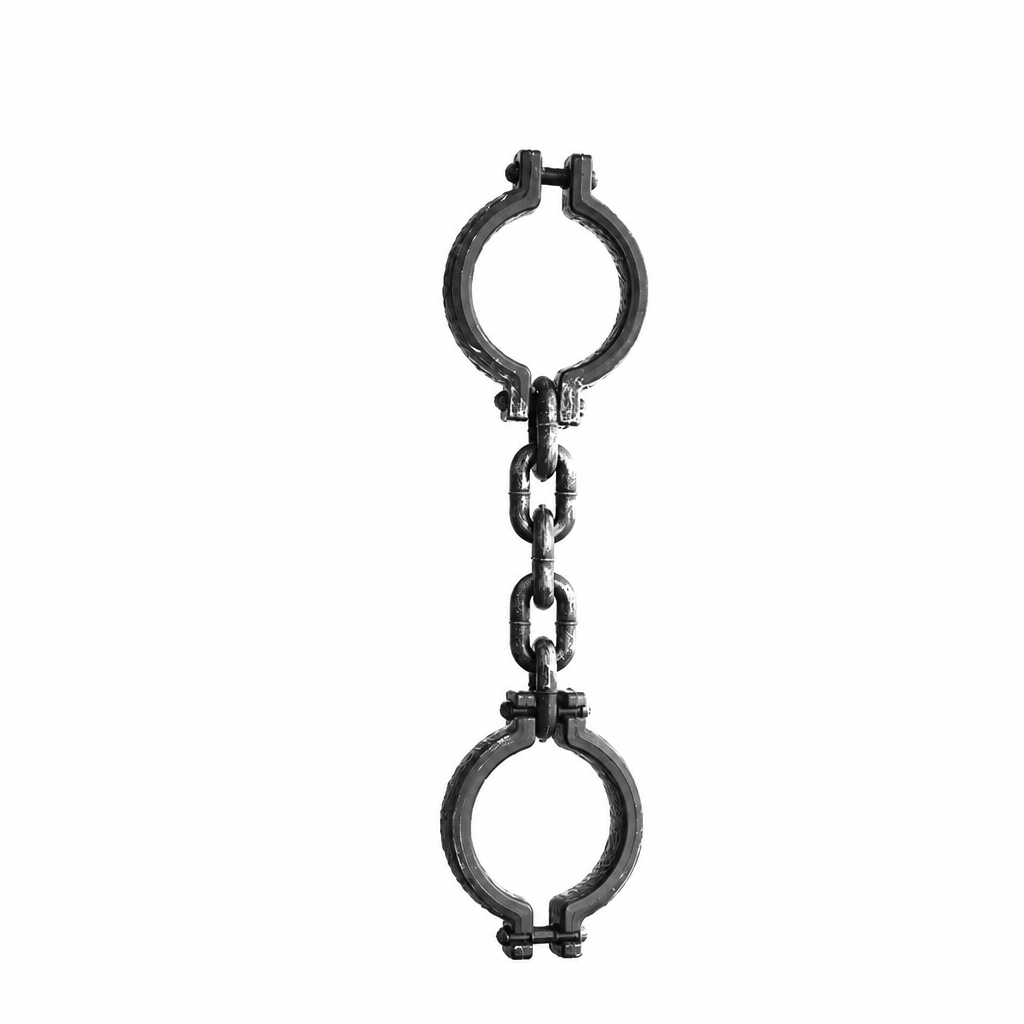 Trendbay Halloween Plastic Handcuffs & Fetters Prop 52CM