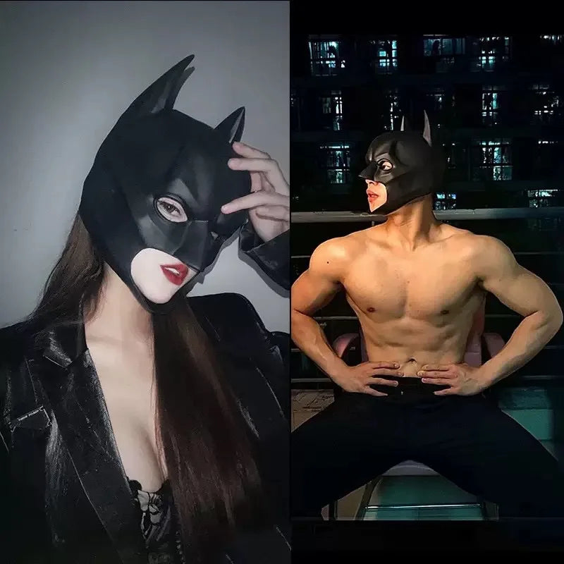 Trendbay Bat Mask Headgear Latex Cosplay
