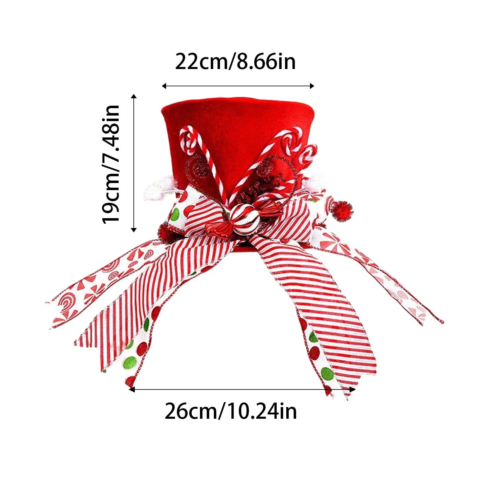 Trendbay Christmas Tree Top Hat Decoration