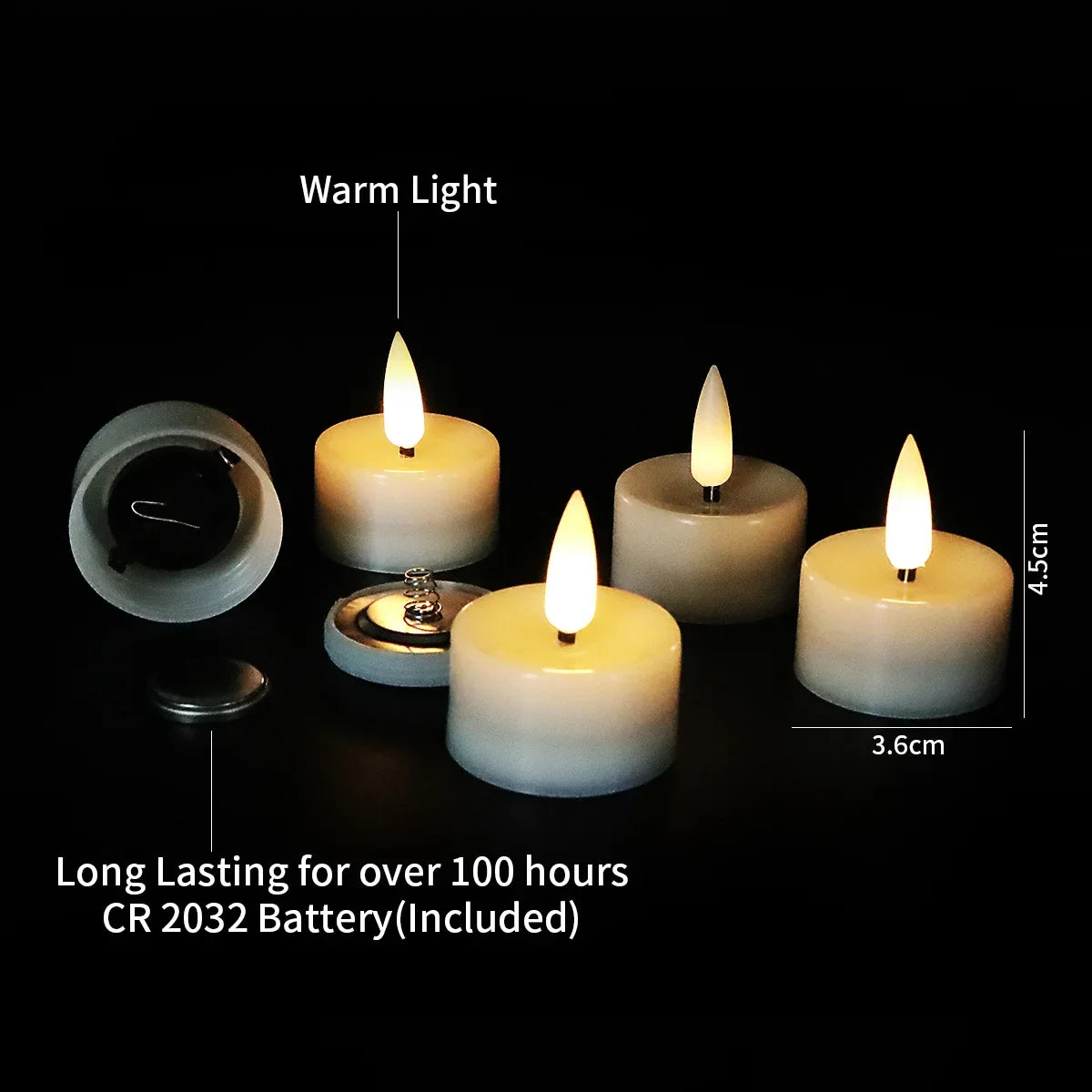Trendbay Flameless LED Tea Light Candles Set
