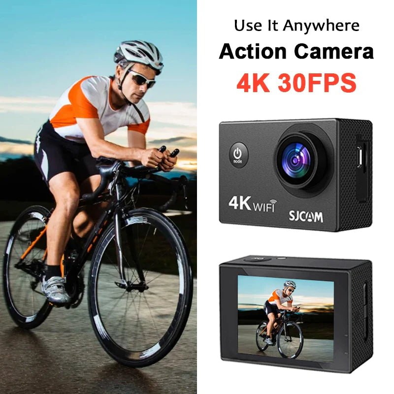 Trendbay 4K Action Camera Waterproof with WiFi (30M Sports Cam)