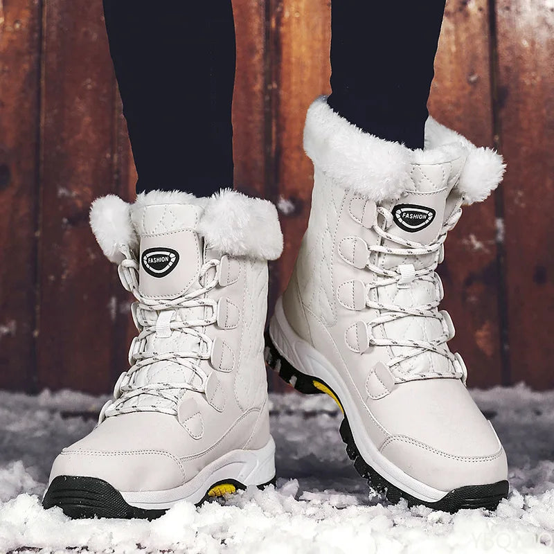 Trendbay Women's Waterproof Winter Snow Boots